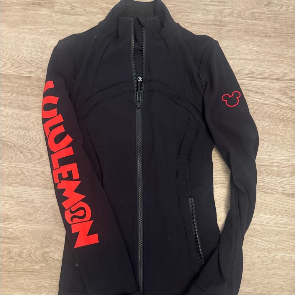 lululemon Disney Black Jacket with Red Accents